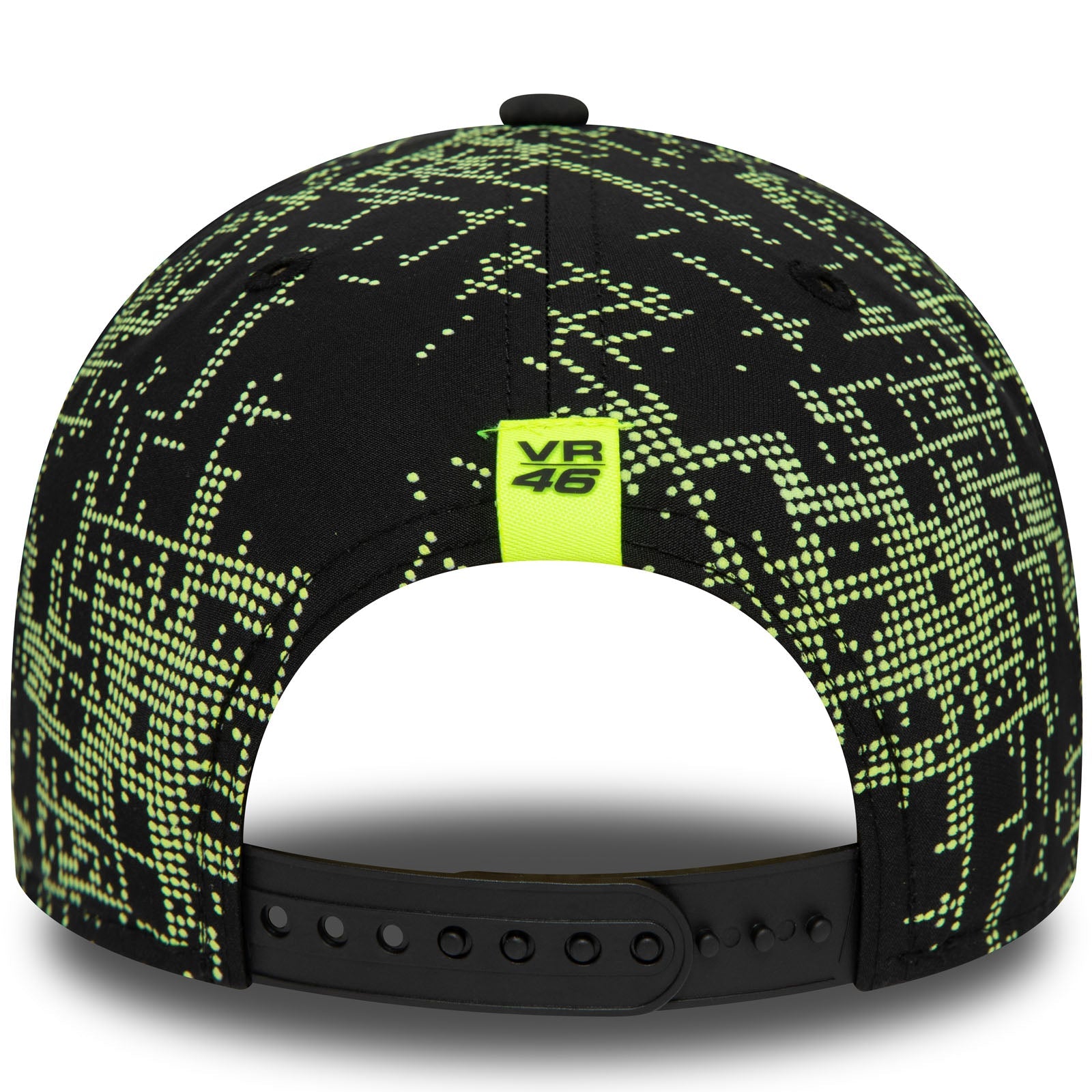 New Era Mens VR46 Glitch Print 9FORTY Baseball Cap