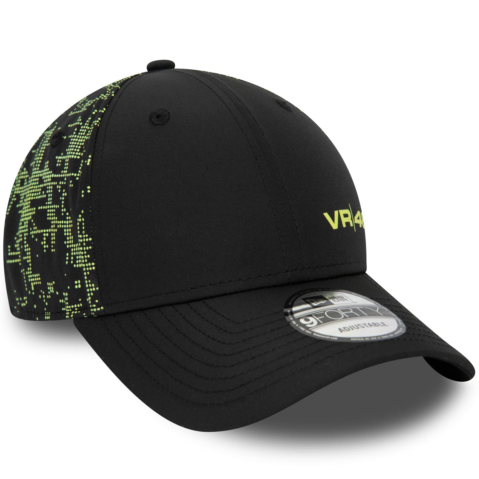 New Era Mens VR46 Glitch Print 9FORTY Baseball Cap