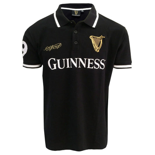 Guinness Black Polo Shirt