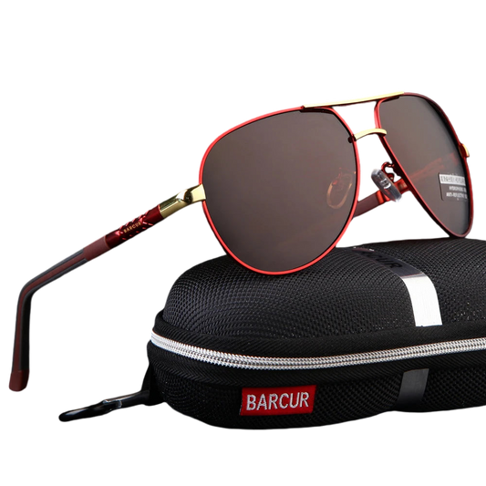 Barcur Sunglasses- Aluminium Aviators