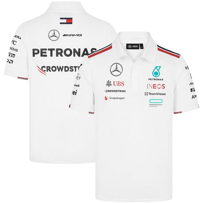 Mercedes AMG Petronas F1 2024 Team Polo White