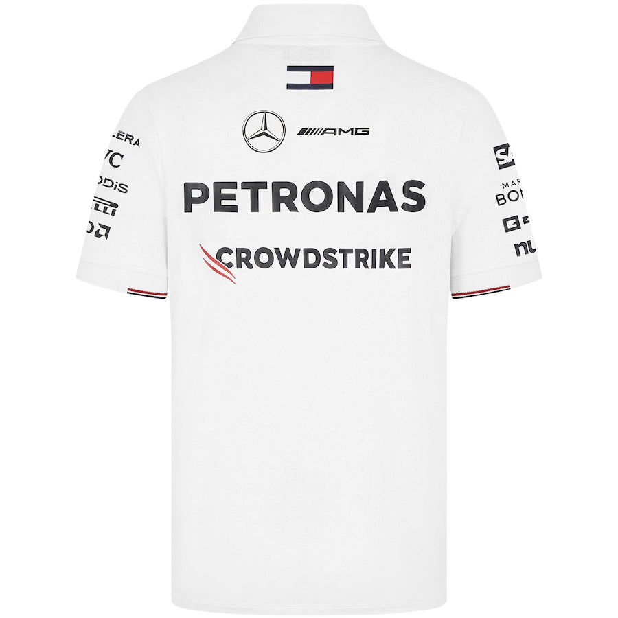 Mercedes AMG Petronas F1 2024 Team Polo White