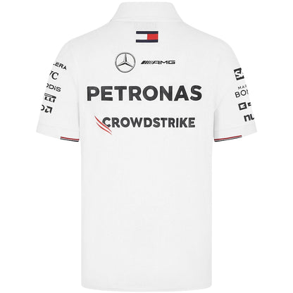 Mercedes AMG Petronas F1 2024 Team Polo White